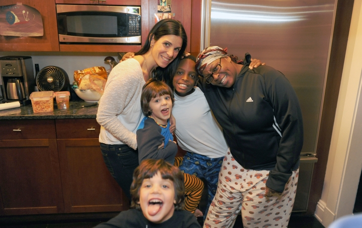 “It’s been great. It’s been fun,” Alison says of her family’s time with Amy and Jamal, whom they took in after Thanksgiving. “I mean, what’s two more people?” “It’s been great. It’s been fun,” Alison says of her family’s time with Amy and Jamal, whom they took in after Thanksgiving. “I mean, what’s two more people?”