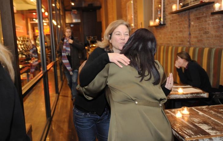 At the wine store, Maslow 6, Amy is greeted by co-owner Keri Kunzle, who lives next door to the garage. At the wine store, Maslow 6, Amy is greeted by co-owner Keri Kunzle, who lives next door to the garage.