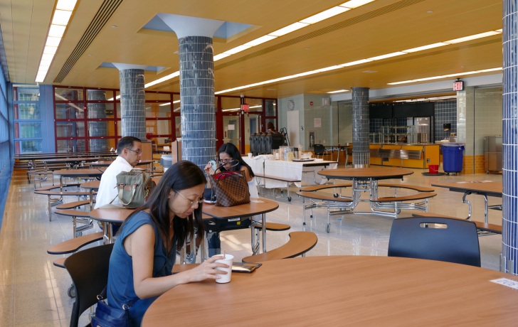 The cafeteria, located on the first floor. Photo: Carl Glassman/Tribeca Trib The cafeteria, located on the first floor. Photo: Carl Glassman/Tribeca Trib